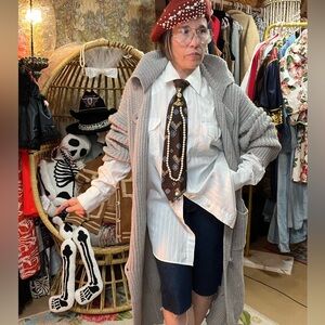 #2 Gemini Tie ♊️ Custom Upcycled Clip On